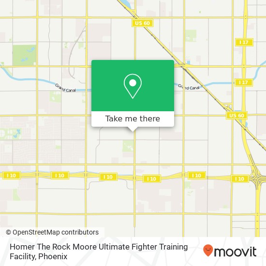 Homer The Rock Moore Ultimate Fighter Training Facility map