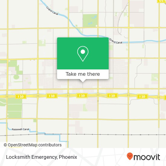 Locksmith Emergency map