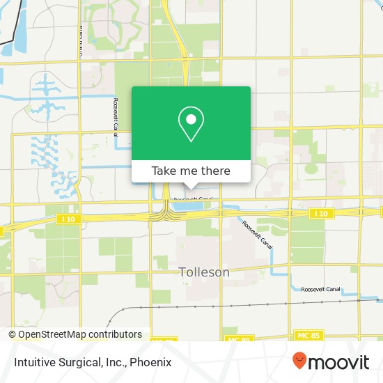 Intuitive Surgical, Inc. map