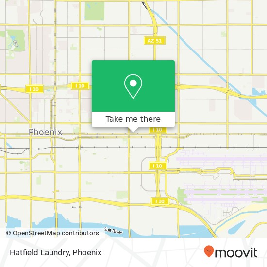 Hatfield Laundry map