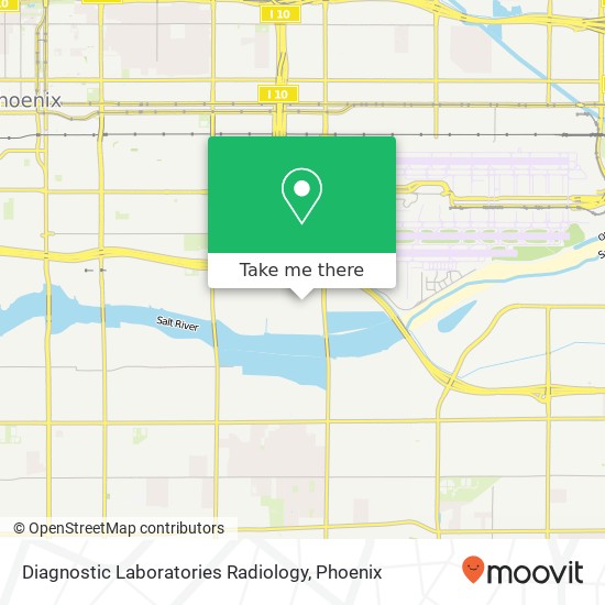 Mapa de Diagnostic Laboratories Radiology