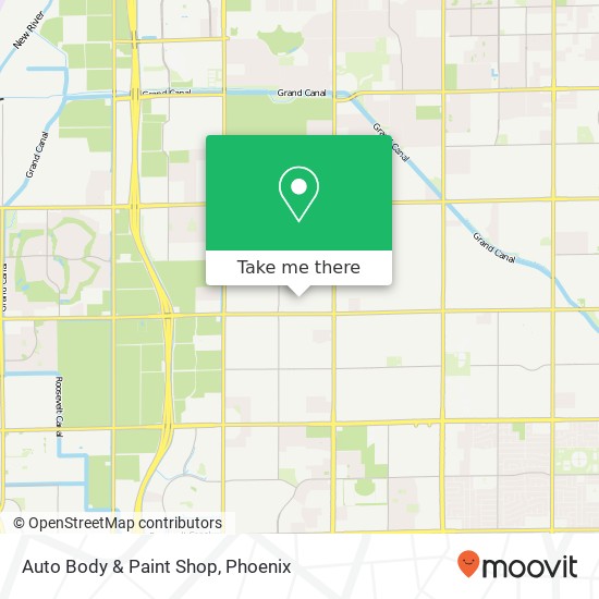 Auto Body & Paint Shop map