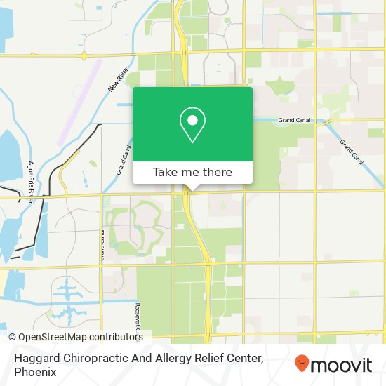 Mapa de Haggard Chiropractic And Allergy Relief Center