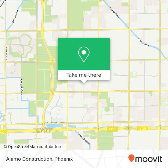 Alamo Construction map