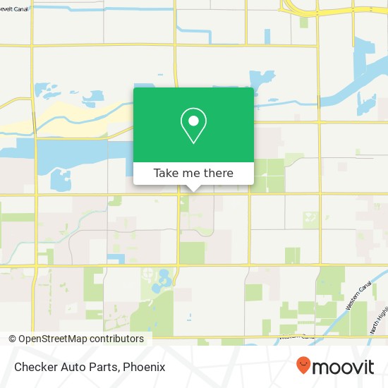 Checker Auto Parts map