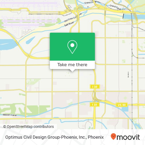 Optimus Civil Design Group-Phoenix, Inc. map
