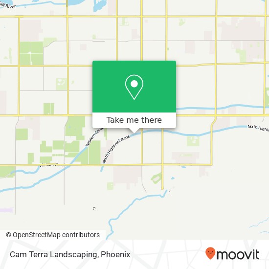 Cam Terra Landscaping map