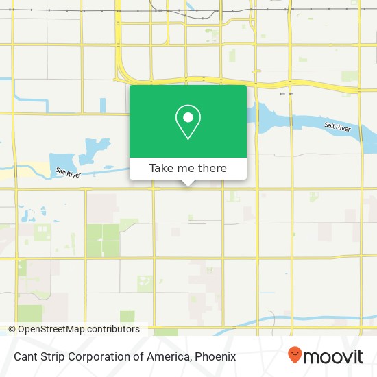 Mapa de Cant Strip Corporation of America