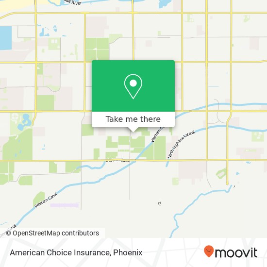 American Choice Insurance map