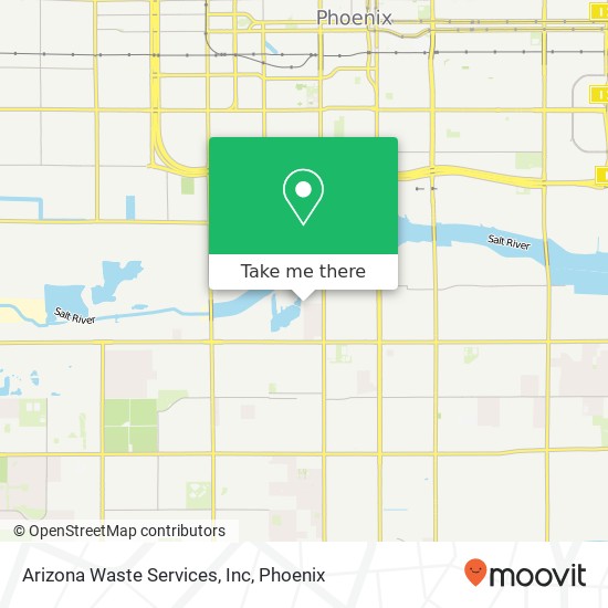 Arizona Waste Services, Inc map