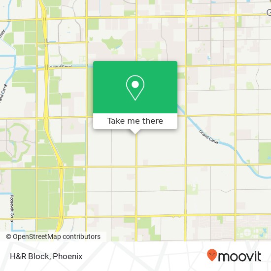 H&R Block map