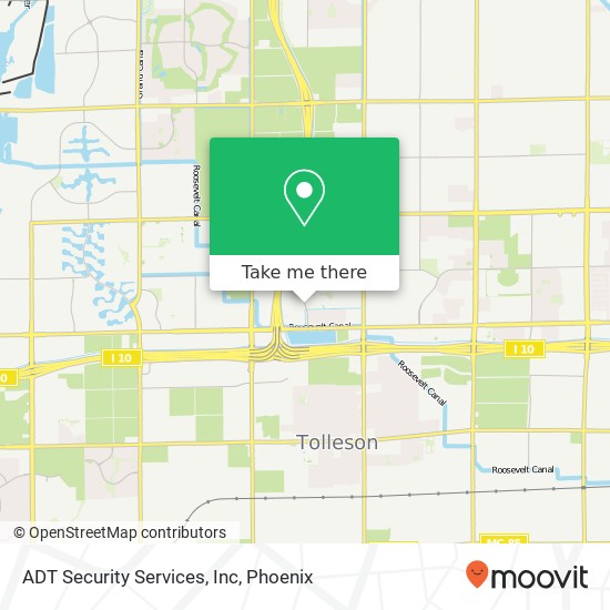 ADT Security Services, Inc map