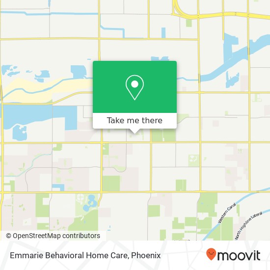 Emmarie Behavioral Home Care map