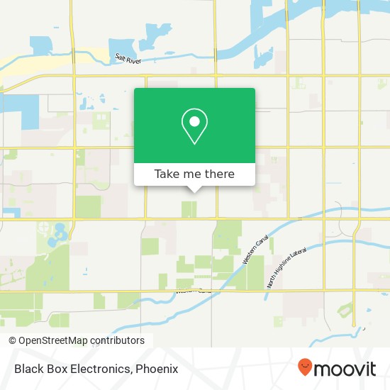 Black Box Electronics map