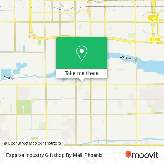 Mapa de Esparza Industry Giftshop By Mail