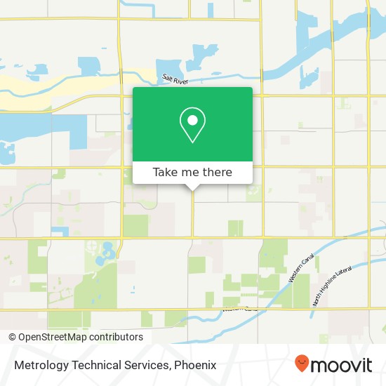 Metrology Technical Services map