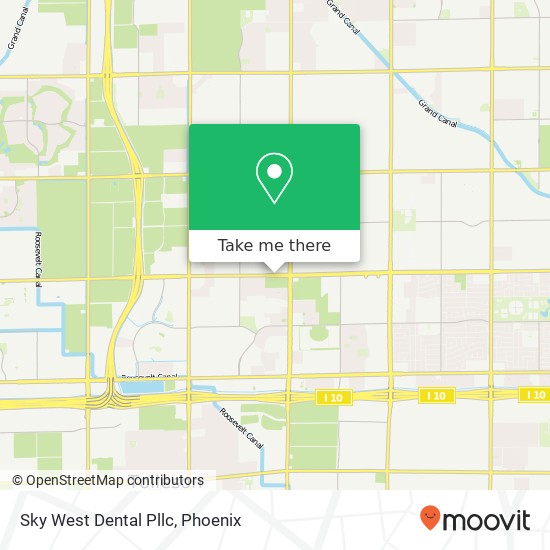 Sky West Dental Pllc map