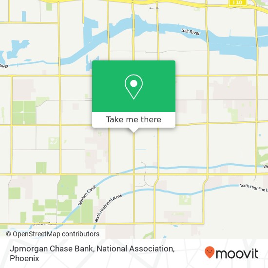 Jpmorgan Chase Bank, National Association map