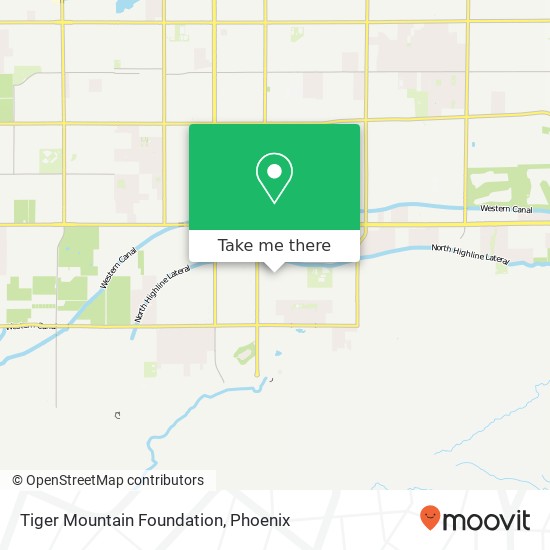 Tiger Mountain Foundation map