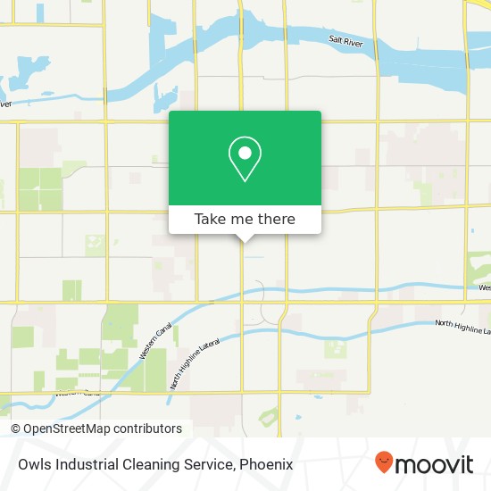Owls Industrial Cleaning Service map