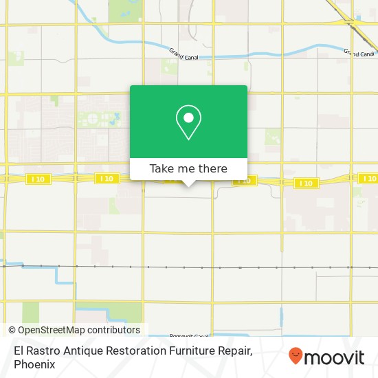 El Rastro Antique Restoration Furniture Repair map