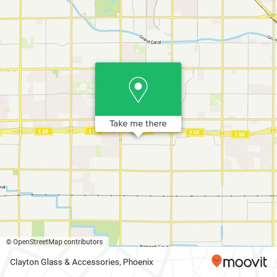 Clayton Glass & Accessories map