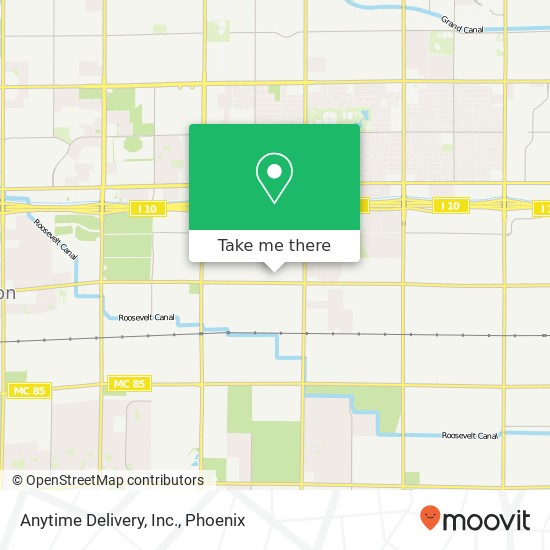 Mapa de Anytime Delivery, Inc.