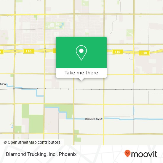 Mapa de Diamond Trucking, Inc.