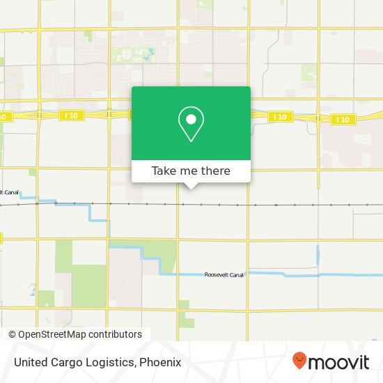 United Cargo Logistics map