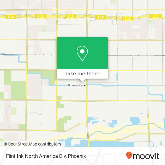 Mapa de Flint Ink North America Div