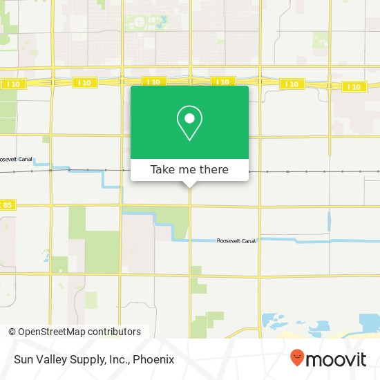 Mapa de Sun Valley Supply, Inc.