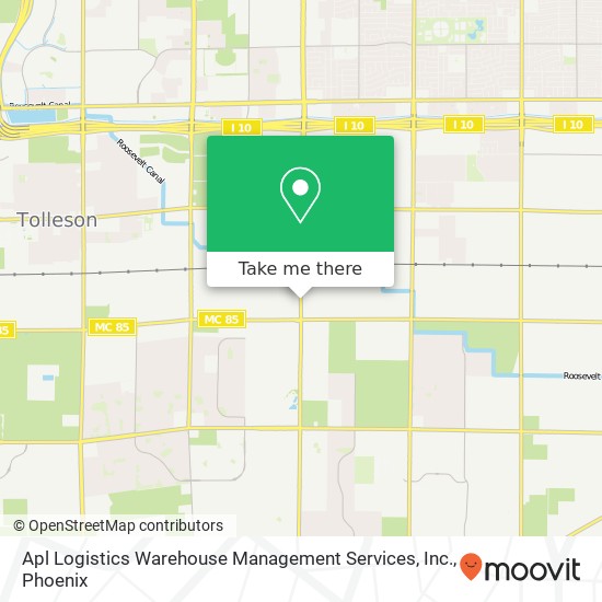 Apl Logistics Warehouse Management Services, Inc. map