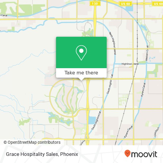 Mapa de Grace Hospitality Sales