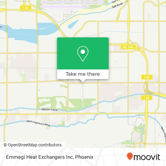 Emmegi Heat Exchangers Inc map