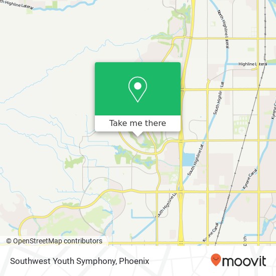 Mapa de Southwest Youth Symphony