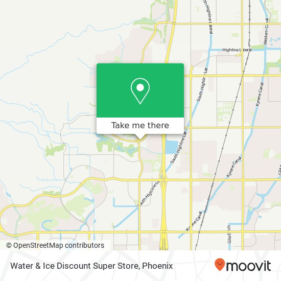 Mapa de Water & Ice Discount Super Store