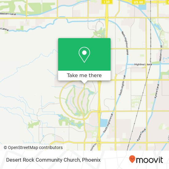 Desert Rock Community Church map