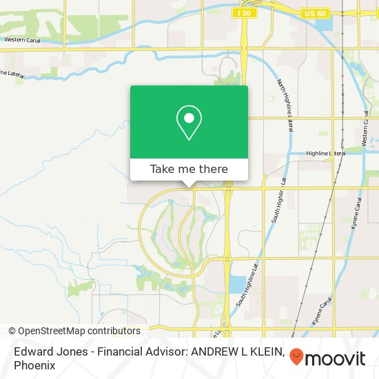 Edward Jones - Financial Advisor: ANDREW L KLEIN map