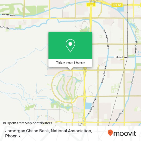 Jpmorgan Chase Bank, National Association map