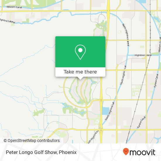 Peter Longo Golf Show map