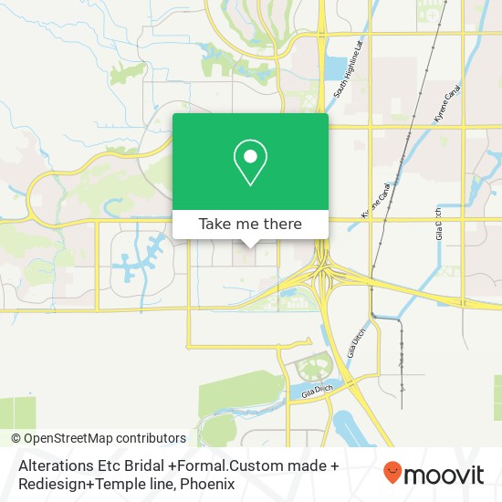 Alterations Etc Bridal +Formal.Custom made + Rediesign+Temple line map