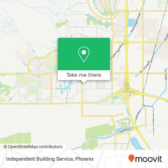 Independent Building Service map