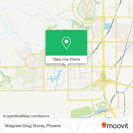 Walgreen Drug Stores map