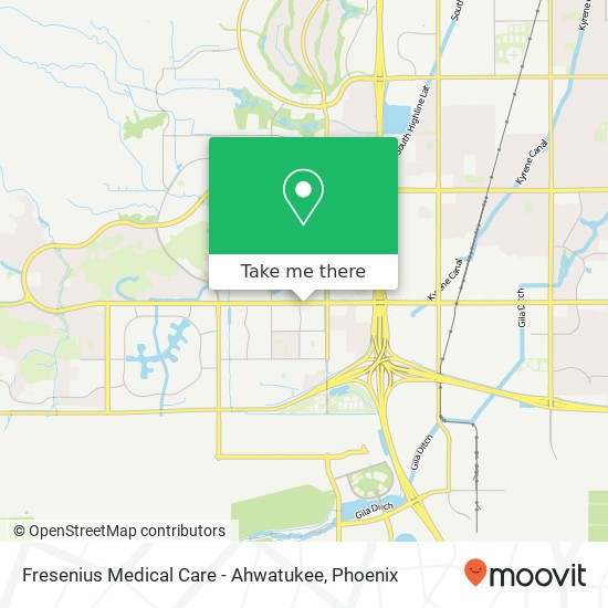 Fresenius Medical Care - Ahwatukee map