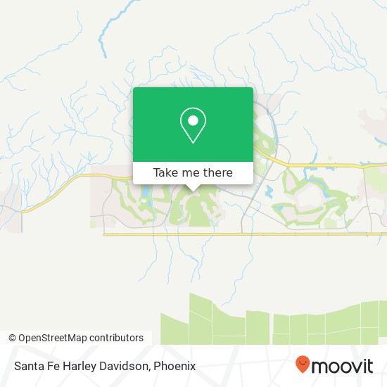 Mapa de Santa Fe Harley Davidson