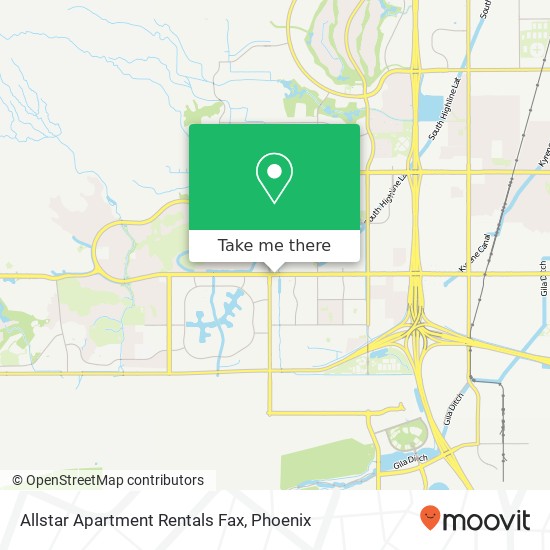 Mapa de Allstar Apartment Rentals Fax