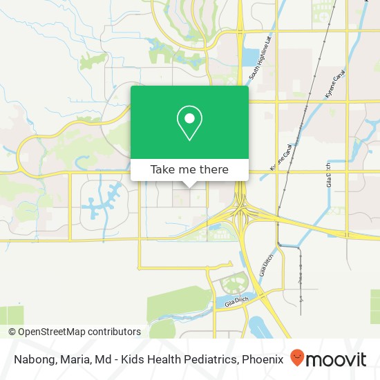 Nabong, Maria, Md - Kids Health Pediatrics map