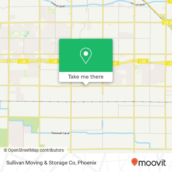 Mapa de Sullivan Moving & Storage Co