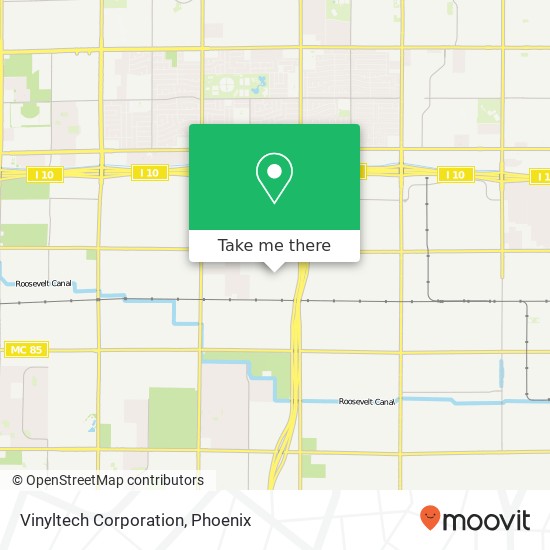 Vinyltech Corporation map