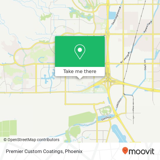 Premier Custom Coatings map